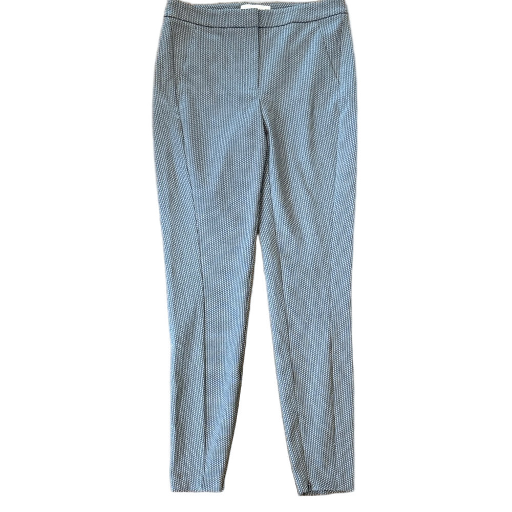 Reiss grey/black ankle zip slim fit trousers, size 4
